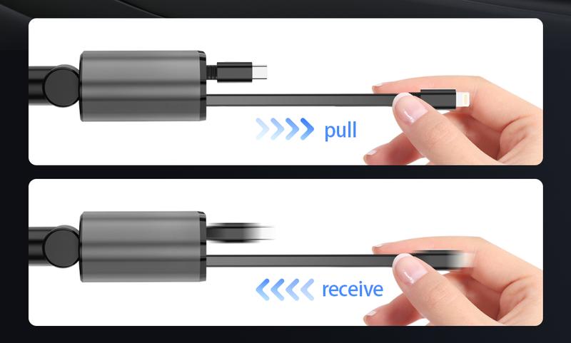 4-in-1 Retractable Car Charger