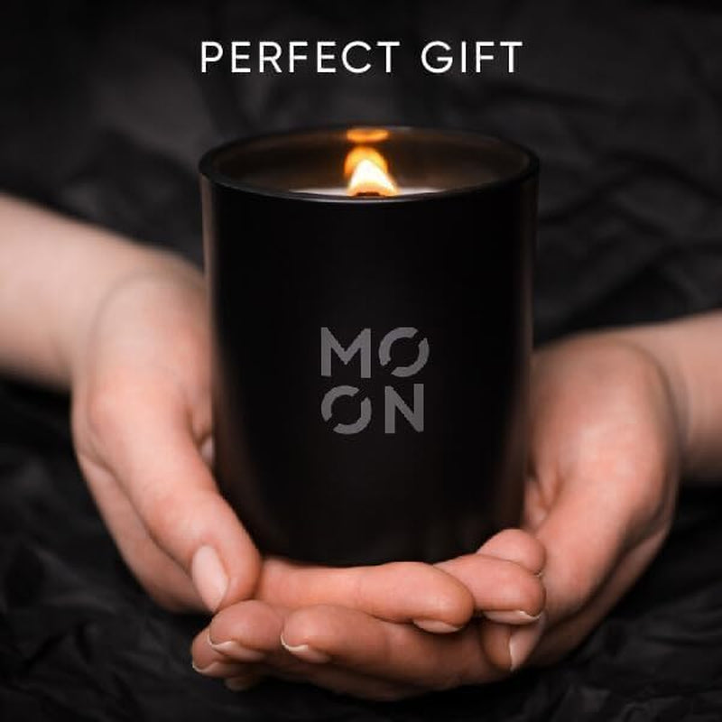 Scented Candles for Men & Women by | Wood Wick Candles | Coconut Candle |Clean Non Toxic Candles |Luxury Candles |Coconut Jar Candles|