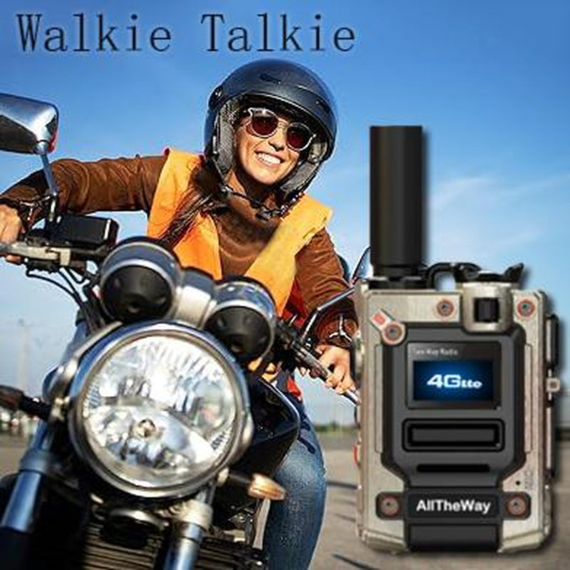 M08 Global Walkie-Talkie,2 Units,Long Range for Adults with Earpieces,Rapid Radios Unlimited Range,200Channel,4G Network Technology,Type-C Charging