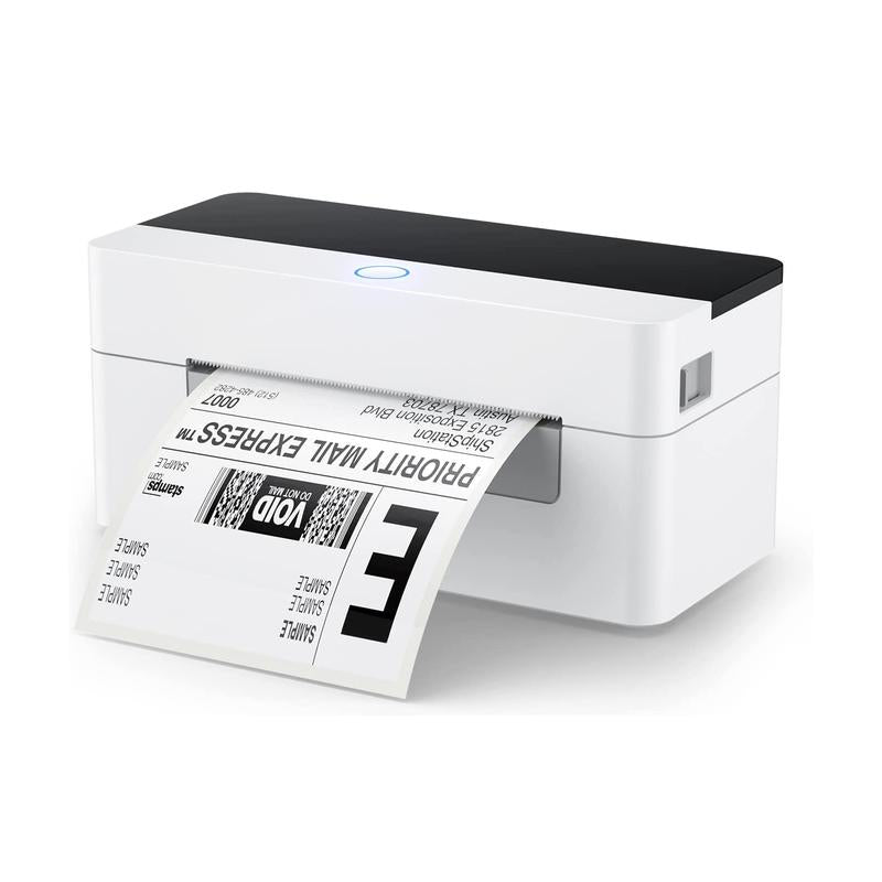 OFFNOVA Shipping Label Printer, 4X6 Label Printer for Shipping Packages, High Speed USB Thermal Printer, Supports Shipstation UPS Fedex Ebay (White)