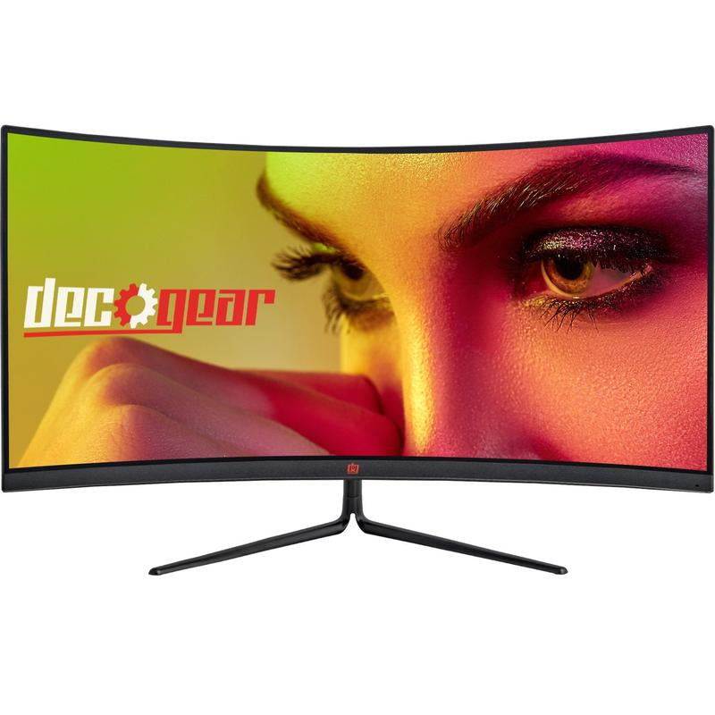 Deco Gear 30" Curved Gaming Monitor, 2560X1080, 200Hz, 1Ms MPRT, FPS/RTS