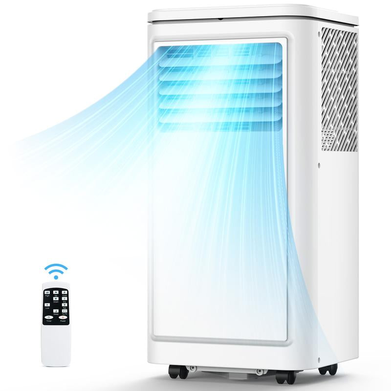 8000BTU--14000 BTU Portable Air Conditioners, Cools up to 300 Sq.Ft--700 Sq.Ft, Portable AC Built-In Cool, Dehumidifier, Fan Modes with Remote/Window Kits, White