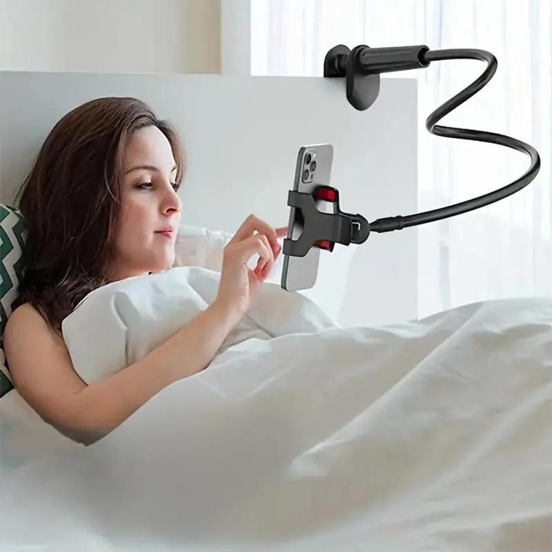 360° Rotating Phone Holder | Stable Grip, Universal Compatibility, Desktop & Bedside Use