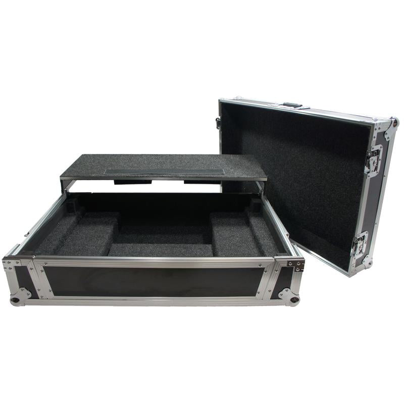 Harmony Cases HCNS7LTWFXTR Flight Glide Laptop Stand Combo DJ Custom Case Numark NS7