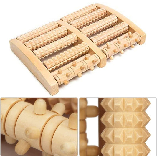 Wooden Foot Roller Wood Care Massage Reflexology Muscle Relax Relief Massager Spa Gift anti Cellulite Foot Massager Care Tools