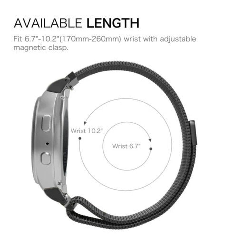 Stainless Steel Band for Samsung Galaxy Watch 42/46Mm Active Gear S3 Sport Strap