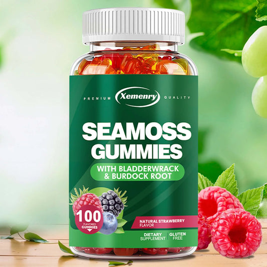 SEAMOSS - Contains Burdock Root and Bladderwrack Seaweed To Enhance Intestinal Health and Immunity - 100 Gummies