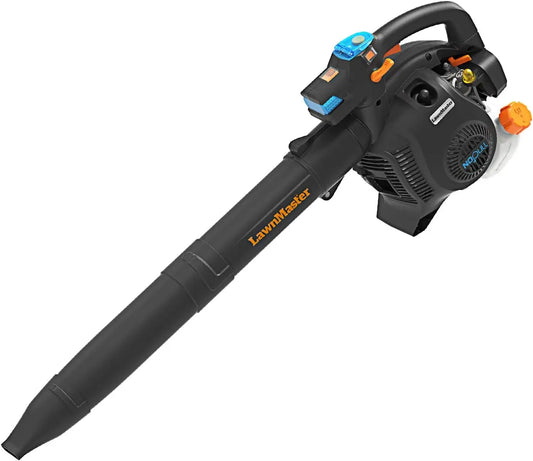 Lawnmaster Electric Push Start Gas Leaf Blower: Simplify Yard Work with Effortless Power