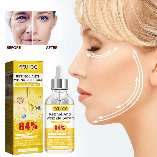 Title: Eelhoe Retinol Anti-Aging Serum: Hyaluronic Acid & Lecithin - Wrinkle Reduction & Hydration